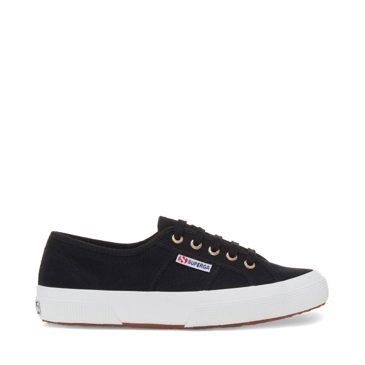 Superga 2750 Cotu Classic Tenisice - Crno Blijedo Zlatno