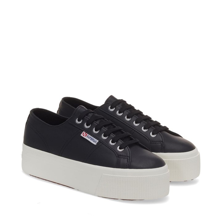 Superga 2790 Nappa Tenisice - Crne
