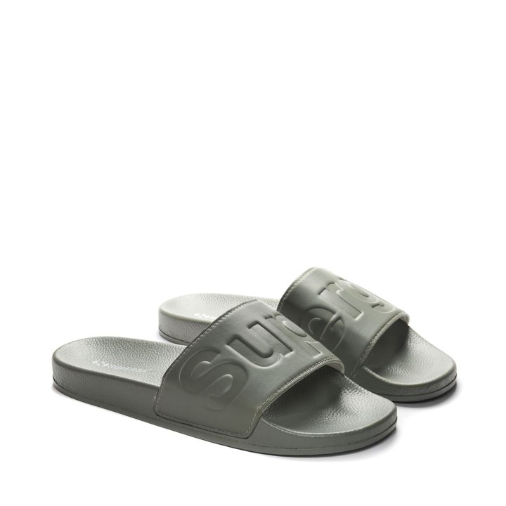 Superga 1908 Polysoft Slajdovi - Zeleni Safari