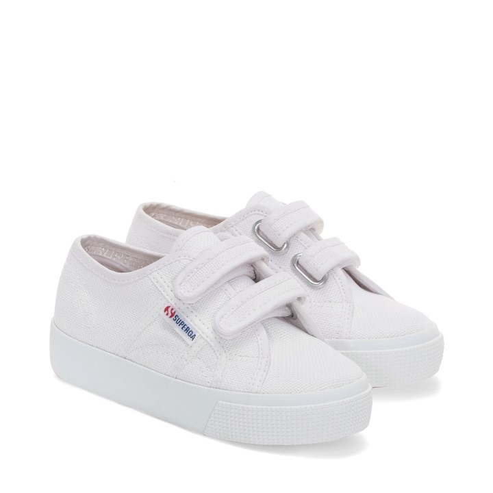 Superga 2730 Dječje Tenisice S Remenčićima - Bijele