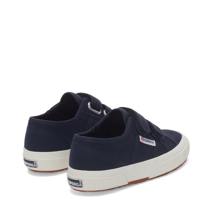 Superga 2750 Dječje Cotjstrap Klasične Tenisice - Tamnoplavi Avorio