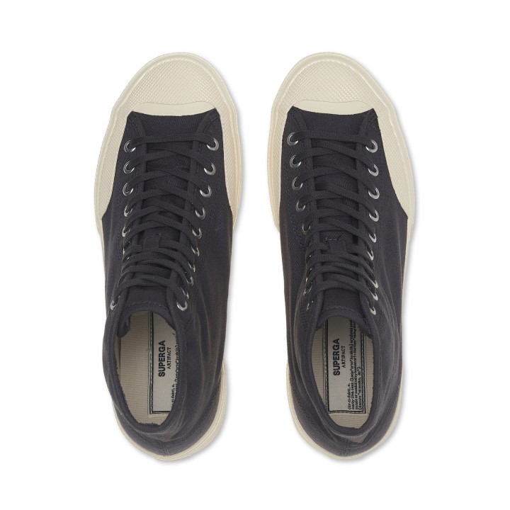 Superga 2433 Radna Odjeća Antracitno-bijela