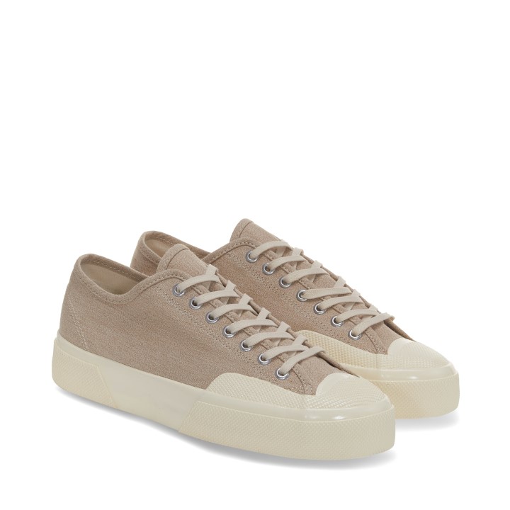 Superga 2432 Sol Papar Lt žuto-bijela