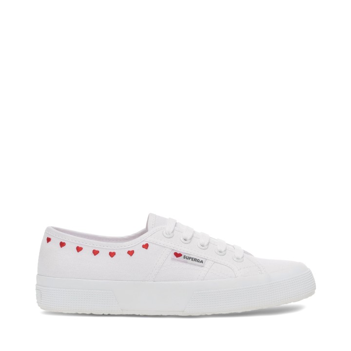 Superga 2750 Mala Srca Vez Bijelo-crveno Srce
