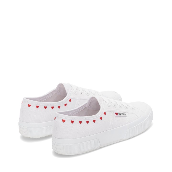 Superga 2750 Mala Srca Vez Bijelo-crveno Srce
