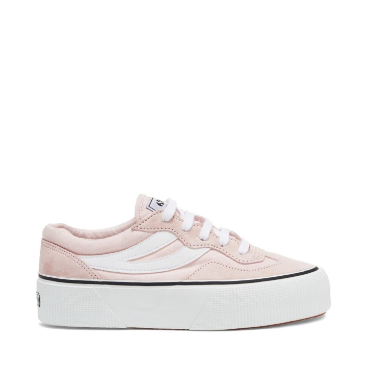 Superga 3041 Revolley Color Block Platforma Ružičasto-bijela
