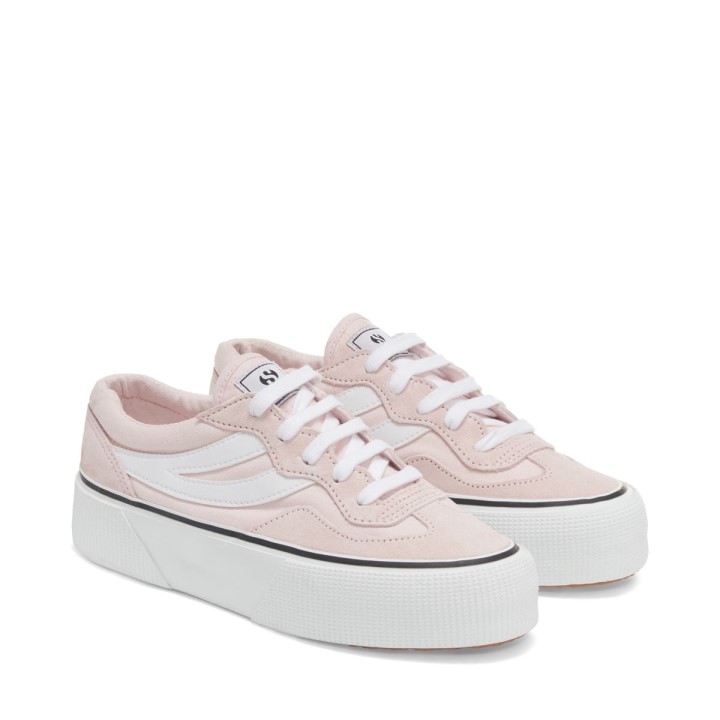 Superga 3041 Revolley Color Block Platforma Ružičasto-bijela