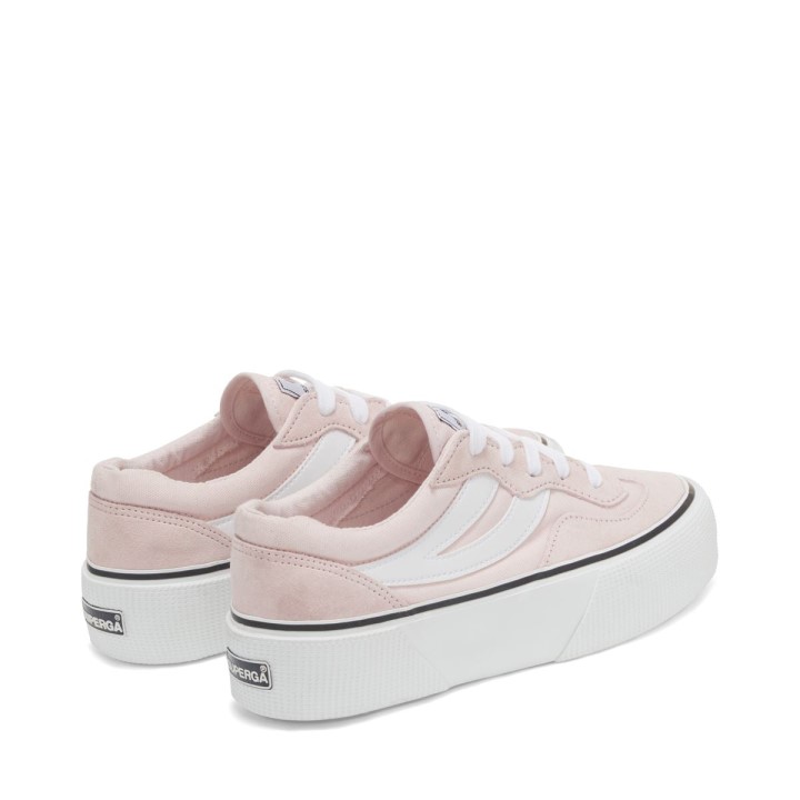 Superga 3041 Revolley Color Block Platforma Ružičasto-bijela