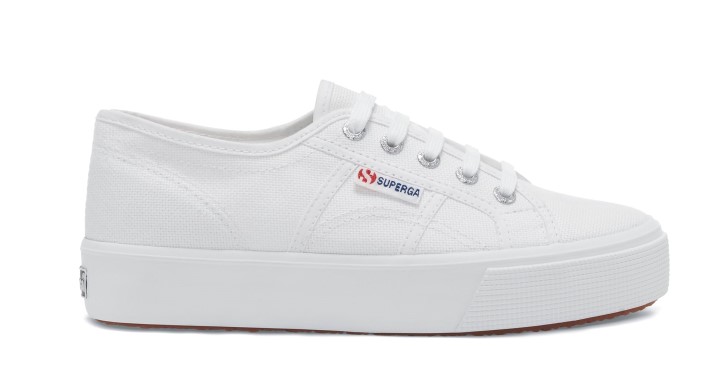 Superga 2730 Srednja Platforma Bijela