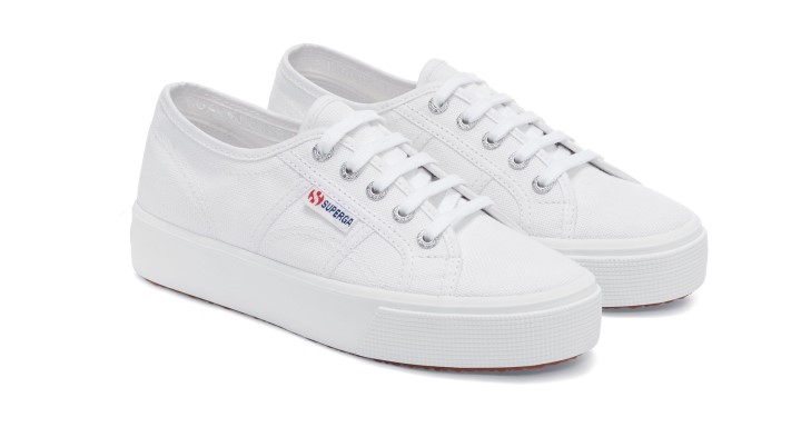 Superga 2730 Srednja Platforma Bijela