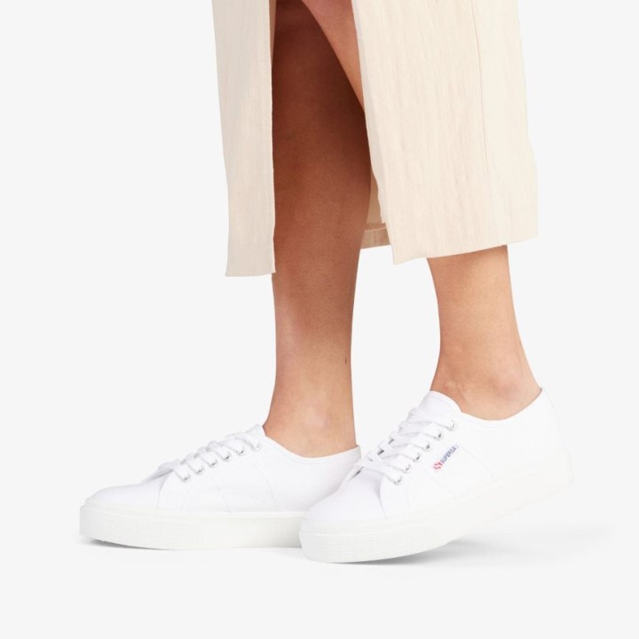 Superga 2730 Srednja Platforma Bijela