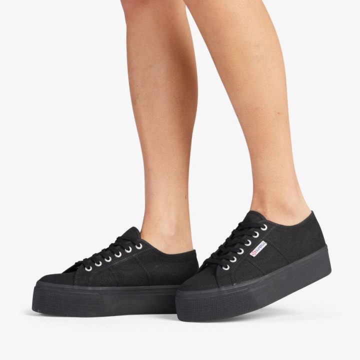 Superga 2790 Platforma Potpuno Crna