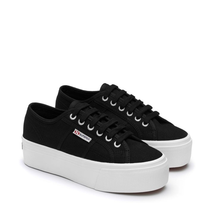 Superga 2790 Platforma Crno-f Bijela