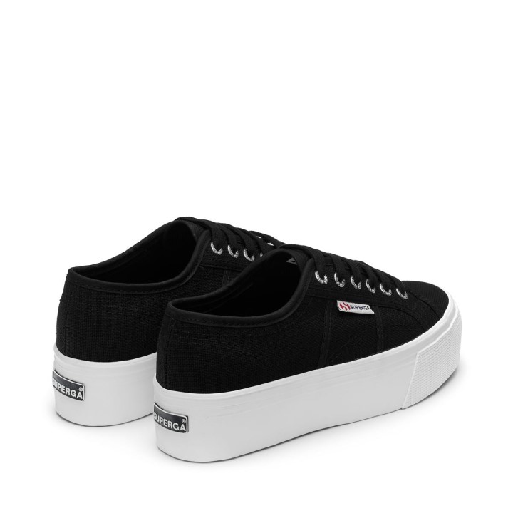 Superga 2790 Platforma Crno-f Bijela