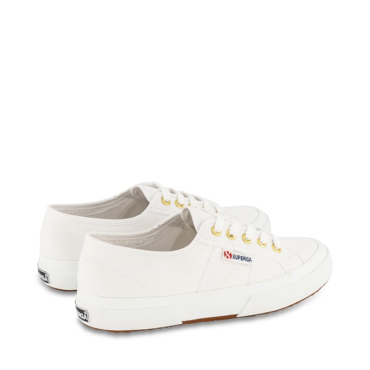 Superga 2750 Cotu Classic Bijelo-zlatno-bijelo-žuto Zlato