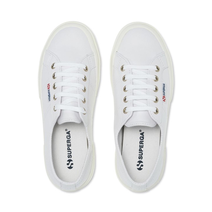 Superga 2750 Nappa Optički Bijela