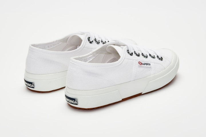 Superga 2750 Smola Ušice Bijelo-siva Kornjačevina