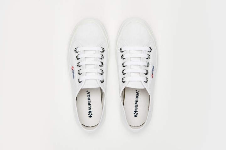 Superga 2750 Smola Ušice Bijelo-siva Kornjačevina