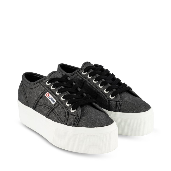 Superga 2790 Svjetlucavo Platno Crno