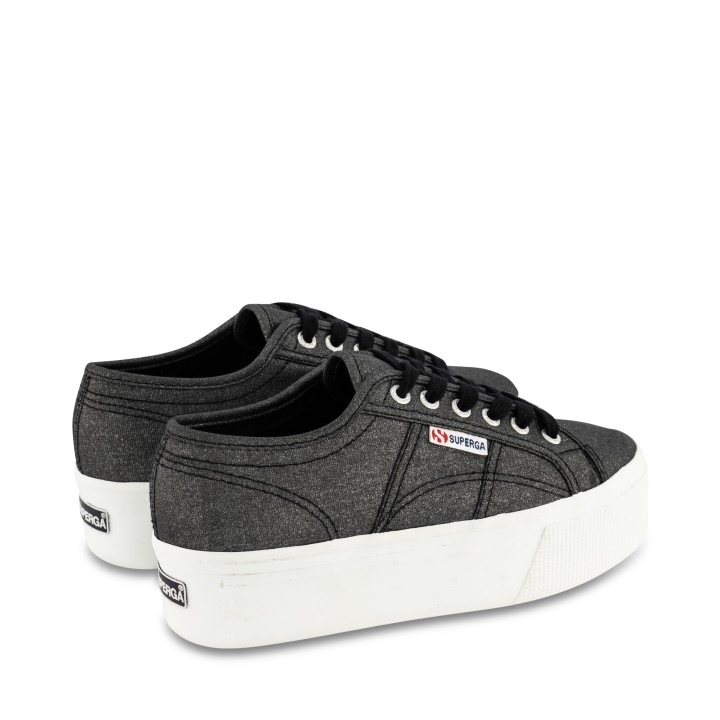 Superga 2790 Svjetlucavo Platno Crno