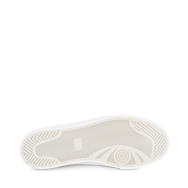 Superga 2843 Club S Komforna Koža Potpuno Bijela