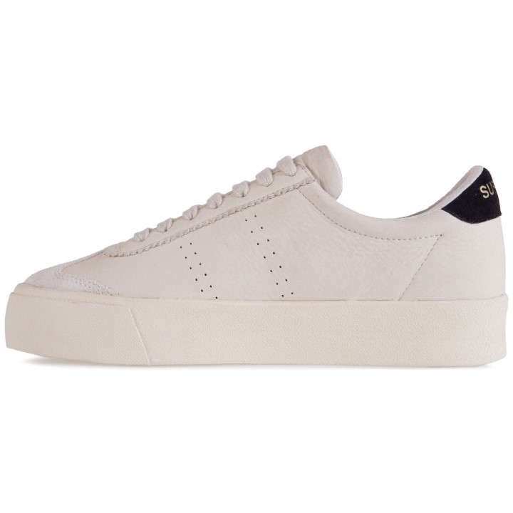 Superga 2902 Club 3 Kapa Od Brušene Antilope Bež Gesso-crna