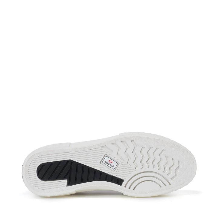 Superga 2631 Prugasta Platforma Crno Bijela
