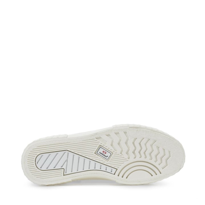 Superga 2631 Prugasta Platforma Bijela Bijela