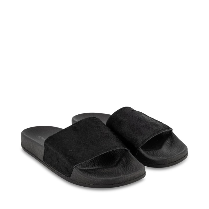 Superga 1908 Teleća Dlaka Potpuno Crna