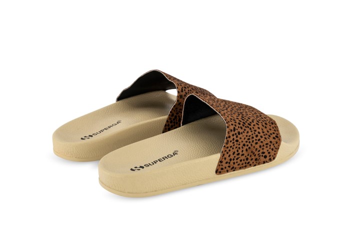 Superga 1908 Otisak Teleća Dlaka Bež Svijetlo Dalmatinska