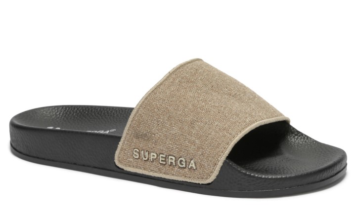 Superga 1908 Platno Zelena Tortora Crna