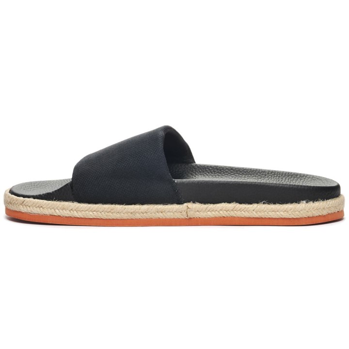 Superga 1908 Slajdovi Organsko Platno Crna