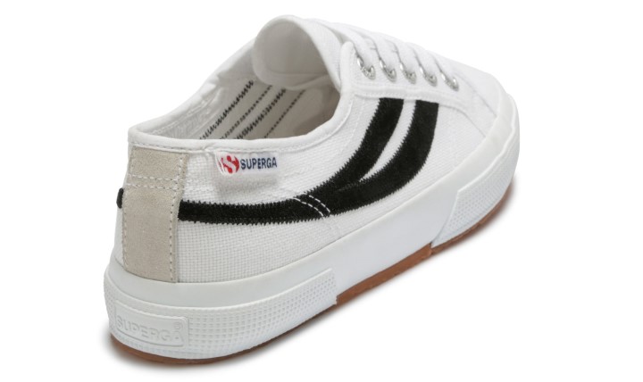 Superga 2953-cotusuede Bijelo-crna