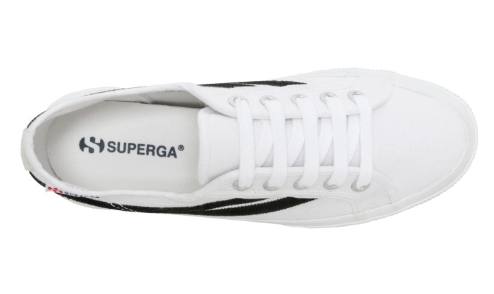 Superga 2953-cotusuede Bijelo-crna
