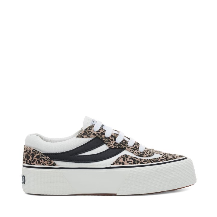 Superga 3041 Revolley Mikroleopard Str