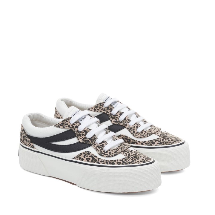 Superga 3041 Revolley Mikroleopard Str