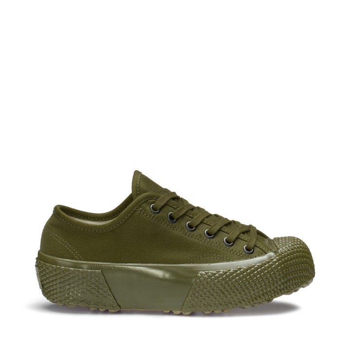 Superga 2434 Cd162 Vojni Cordlane Zelena Kadulja