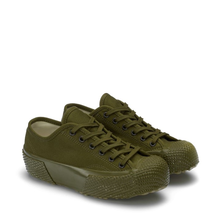 Superga 2434 Cd162 Vojni Cordlane Zelena Kadulja