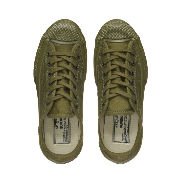 Superga 2434 Cd162 Vojni Cordlane Zelena Kadulja