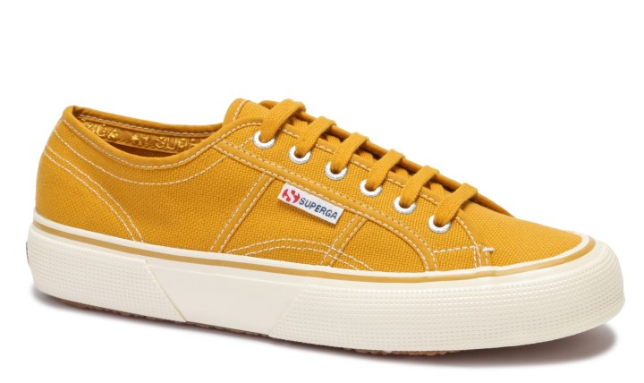 Superga 2490 Podebljano žuto Zlatno