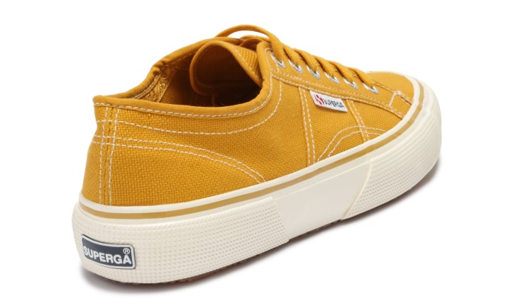 Superga 2490 Podebljano žuto Zlatno