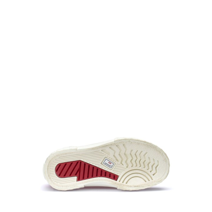 Superga 2630 Dječje Trake S Prugama Crveni Plamen