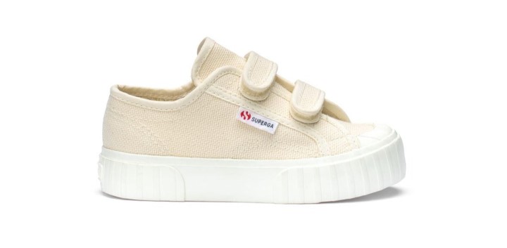Superga 2630 Dječje Prugaste Naramenice Bež Sirove