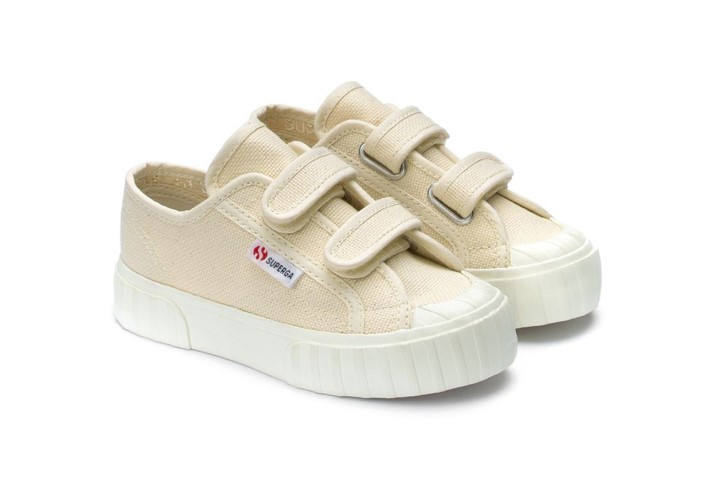 Superga 2630 Dječje Prugaste Naramenice Bež Sirove