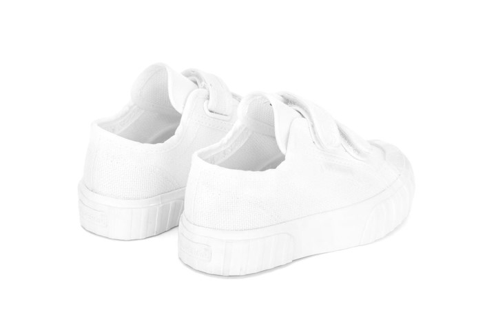 Superga 2630 Kids Stripe Straps Total White-white