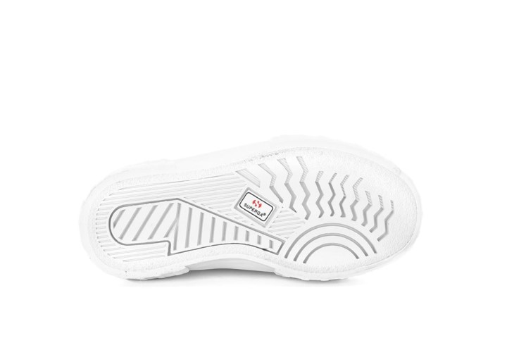 Superga 2630 Kids Stripe Straps Total White-white