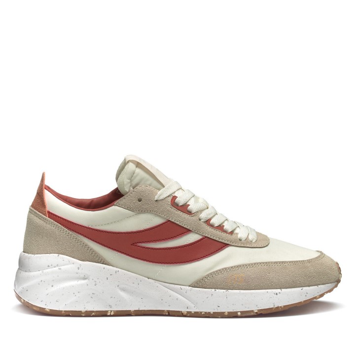 Superga 4089 Training 9ts Slim Veganska Umjetna Koža Smeđa Crvenkasto-narančasta Prašnjavo-gre