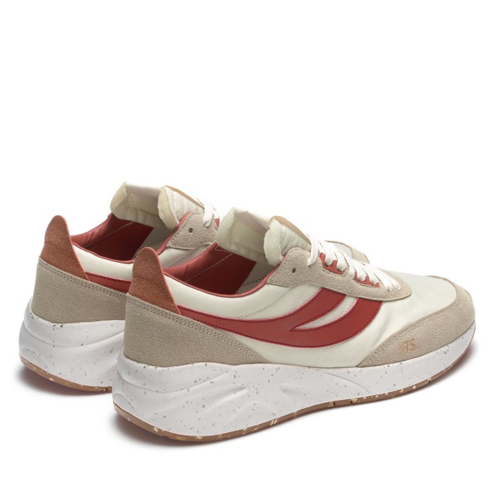 Superga 4089 Training 9ts Slim Veganska Umjetna Koža Smeđa Crvenkasto-narančasta Prašnjavo-gre