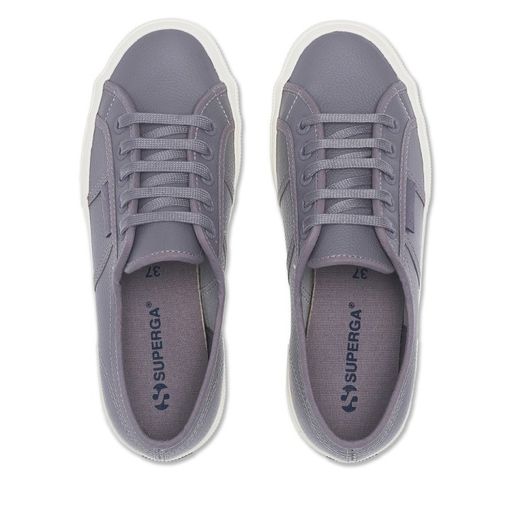 Superga 2750 Efglu Sivo Plavkasto - F Avorio