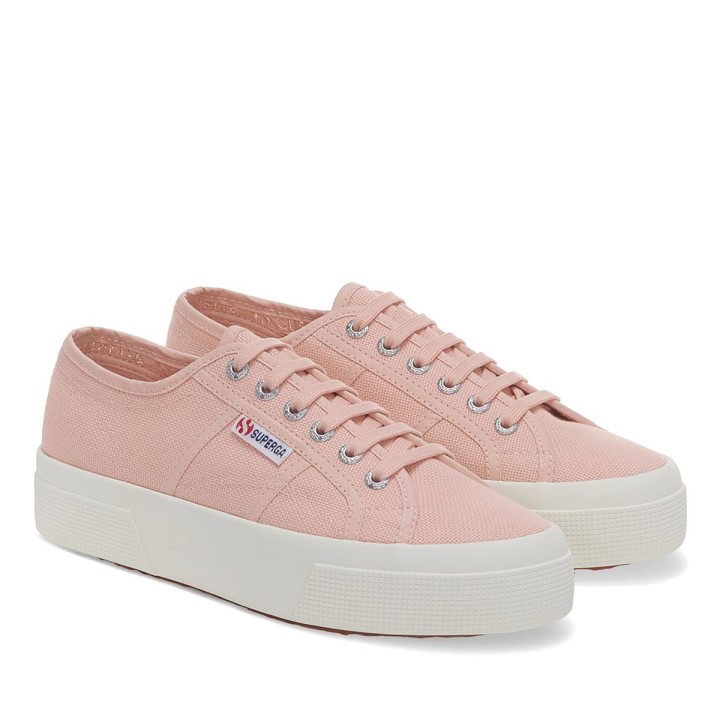 Superga 2740 Platform Roza Rumenilo-f Avorio